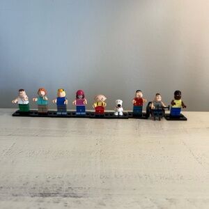 FamilyGuy Figs Peter, Lois, Chris, Meg, Stewie, Brian, Quagmire, Joe, Cleveland
